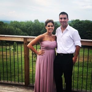 David’s Bridal Versa Dress in Quartz F15782